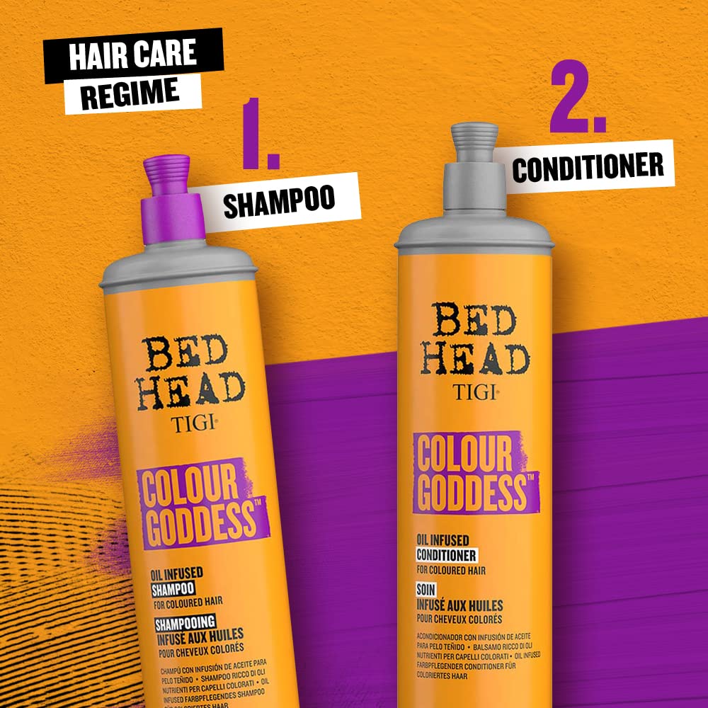 TIGI BED HEAD COLOUR GODDESS SHAMPOO & CONDITIONER TWEEN SET 750ML