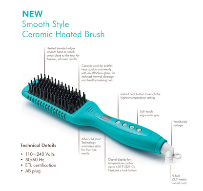 Moroccanoil Smooth Style Ceramic Heated Brush