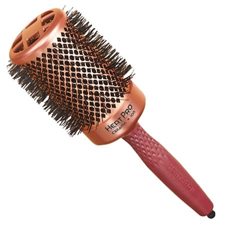 Olivia Garden Heat Pro copper rose gold round brush, 62mm extra large