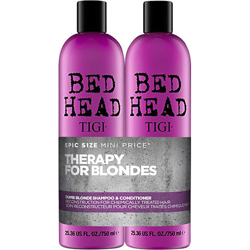 TIGI BEDHEAD DUMB BLONDE SHAMPOO & CONDITIONER SET 750ml