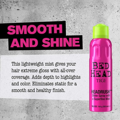 TIGI BED HEAD Headrush Shine Spray 200ml